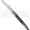 A.G.A. Campolin 12" Brazilian Horn Sicilian Picklock Automatic Knife - Bayonet