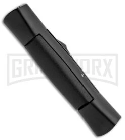 AKC Concord Black OTF Automatic Knife - Dagger Satin -Deals Blade Master Store AKC 007 Concord OTF Black Satin Dagger GX 30503 jr side large