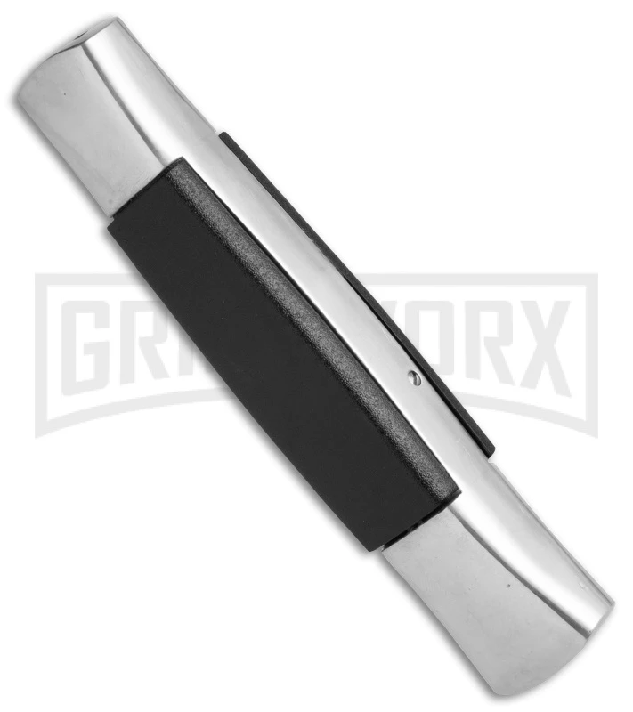 AKC 077 Concord Polish/Black OTF Automatic Knife - Flat Black Plain 2 AKC 077 Concord Polish/Black OTF Automatic Knife - Flat Black Plain - Image 2