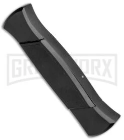 AKC 777 Blackfinger Black OTF Automatic Knife - Black Tanto -Deals Blade Master Store AKC 777 Blackfinger Tanto OTF Auto Black Black BHQ 87414 jr side large
