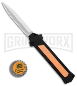 AKC F-16 Copper D/A OTF Automatic Knife - Dagger Satin Plain -Deals Blade Master Store AKC F 16 BHQ Exclusive Copper Dagger Satin Plain GX 30993 er bottlecap large