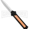 AKC F-16 Copper D/A OTF Automatic Knife - Dagger Satin Plain