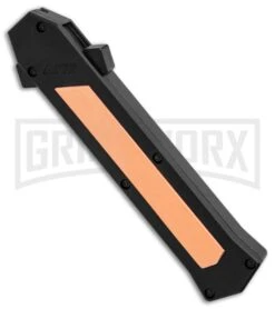 AKC F-16 Copper D/A OTF Automatic Knife - Dagger Satin Plain -Deals Blade Master Store AKC F 16 BHQ Exclusive Copper Dagger Satin Plain GX 30993 er spine large