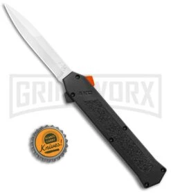 AKC F-16 Black D/A OTF Automatic Knife + Orange Button - Bayo Satin Plain 7 AKC F-16 Black D/A OTF Automatic Knife + Orange Button - Bayo Satin Plain -Deals Blade Master Store AKC F 16 DA Bayo OTF Auto Black Orange Button Satin BHQ 102935 jr bottlecap large