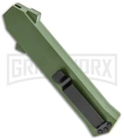AKC F-16 Green D/A Dagger OTF Automatic Knife - Dagger Two Tone Plain 6 AKC F-16 Green D/A Dagger OTF Automatic Knife - Dagger Two Tone Plain -Deals Blade Master Store AKC F 16 DA Dagger OTF Auto Green TT BHQ 115400 jr side large