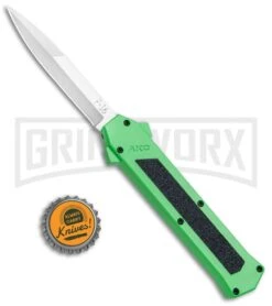 AKC F-16 Green D/A OTF Automatic Knife - Bayo Satin Plain -Deals Blade Master Store AKC F 16 Green DA OTF Bayo Satin Plain BP 23855 jr bottlecap large