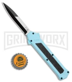 AKC F-16 Teal D/A OTF Automatic Knife - Bayonet Two Tone Plain 7 AKC F-16 Teal D/A OTF Automatic Knife - Bayonet Two Tone Plain -Deals Blade Master Store AKC F 16 Teal DA OTF Auto Bayo TT Plain GX 35011 jr bottlecap large