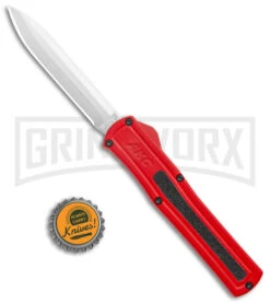 AKC F-20 Red D/A OTF Automatic Knife - Satin Plain 7 AKC F-20 Red D/A OTF Automatic Knife - Satin Plain -Deals Blade Master Store AKC F 20 DA Dagger OTF Auto Red Satin BHQ 140483 jr bottlecap large
