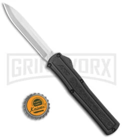 AKC F-20 Black D/A OTF Automatic Knife - Spear Point Satin Plain 7 AKC F-20 Black D/A OTF Automatic Knife - Spear Point Satin Plain -Deals Blade Master Store AKC F 20 DA SP OTF Auto black Satin BHQ 141097 jr bottlecap large