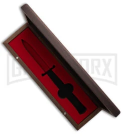 AKC 9" Italian Stiletto Swinguard Sim Ivory Auto Knife W/ Case - Polish Plain -Deals Blade Master Store AKC Fancy Box side large