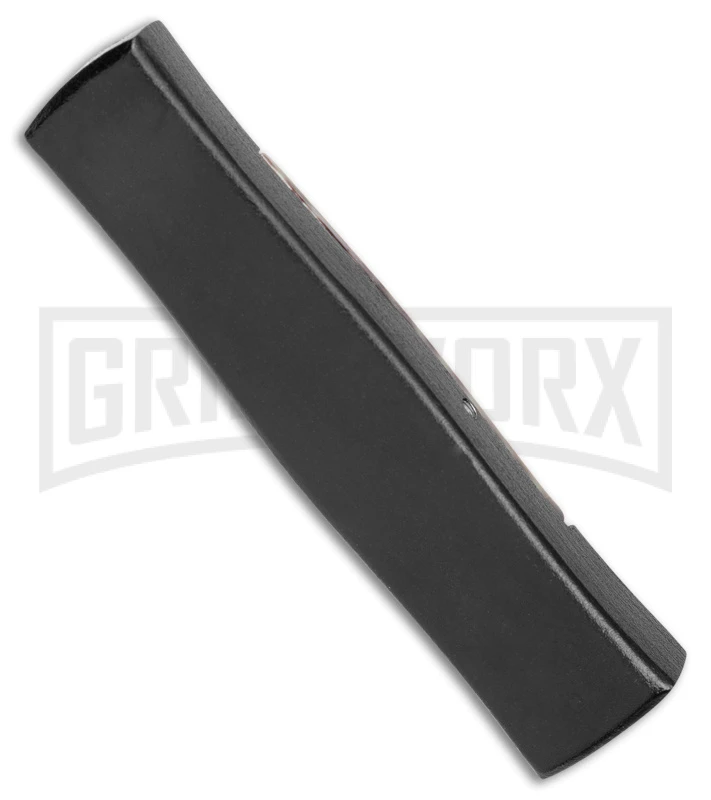 AKC Minion Concord Snake Skin OTF Automatic Knife - Dagger Black Plain 3 AKC Minion Concord Snake Skin OTF Automatic Knife - Dagger Black Plain - Image 3