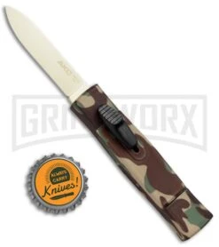 AKC Minion Concord Green Camo OTF Automatic Knife - Flat Gold Plain -Deals Blade Master Store AKC Minion Concord OTF Green Camo Gold BHQ 72048 jr bottlecap large
