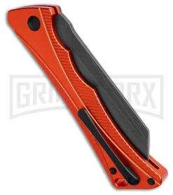 AKC Smarty Orange W/Black Bolster Automatic Knife Reverse Tanto - Black SW Plain 5 AKC Smarty Orange W/Black Bolster Automatic Knife Reverse Tanto - Black SW Plain -Deals Blade Master Store AKC Smarty AK Orange w Black Bolster 3in BSW BHQ 184676 td side large