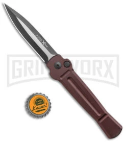 AKC X-treme ACE Brown Automatic Knife - Two Tone -Deals Blade Master Store AKC X treme Ace Auto Brown TT BHQ 136122 jr bottlecap large