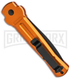 AKC X-treme Ace Automatic Knife - Orange -Deals Blade Master Store AKC X treme Ace Auto Orange Black BHQ 136123 jr side large