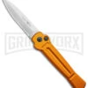 AKC X-treme Ace Orange Automatic Knife - Satin Plain