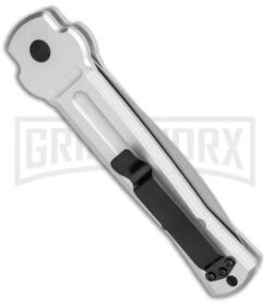 AKC X-treme Ace Silver Automatic Knife - Satin Plain 6 AKC X-treme Ace Silver Automatic Knife - Satin Plain -Deals Blade Master Store AKC X treme Ace Auto Silver Satin BHQ 113920 jr side large