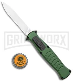 AKC X-treme EVO Green OTF Automatic Knife - Satin Plain 8 AKC X-treme EVO Green OTF Automatic Knife - Satin Plain -Deals Blade Master Store AKC X treme EVO OTF Auto Green Satin BHQ 105417 jr bottlecap large