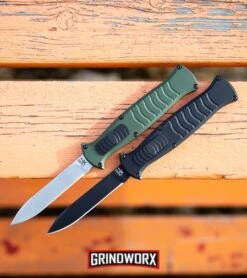 AKC X-treme EVO Green OTF Automatic Knife - Satin Plain 9 AKC X-treme EVO Green OTF Automatic Knife - Satin Plain -Deals Blade Master Store AKC X treme EVO OTF Automatic Knife Green Satin BHQ 105417 kp orange web large 1