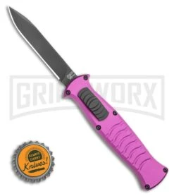 AKC X-treme EVO OTF Automatic Knife - Purple Black Plain -Deals Blade Master Store AKC X treme EVO OTF Automatic Knife Purple 3.5 Black BHQ 120293 LS Bottlecap large