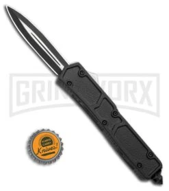 Atomic Slim Dagger Black OTF Automatic Knife - Dagger Two Tone Plain -Deals Blade Master Store Atomic 2 Black OTF Automatic Knife Dagger Two Tone GX 33746 ns bottlecap large