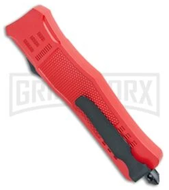 Atomic Defender Large OTF Automatic Knife Red - Two Tone Dagger -Deals Blade Master Store Atomic Defender Dagger Red OTF Auto TT GX 33967 jr side large