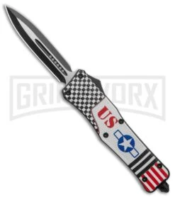 Atomic Defender Large OTF Automatic Knife U.S. - Two Tone Dagger