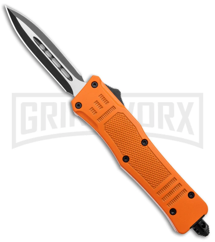 Atomic Defender Mini OTF Automatic Knife Orange - Two Tone Dagger 1 Atomic Defender Mini OTF Automatic Knife Orange - Two Tone Dagger