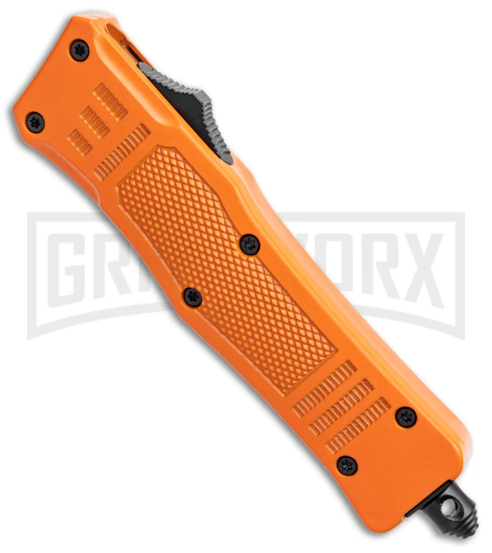 Atomic Defender Mini OTF Automatic Knife Orange - Two Tone Dagger 2 Atomic Defender Mini OTF Automatic Knife Orange - Two Tone Dagger - Image 2