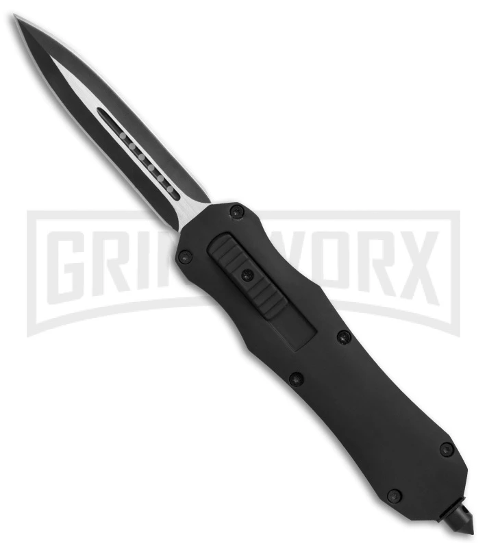 Atomic FL D/A OTF Automatic Knife - Dagger Black Plain 1 Atomic FL D/A OTF Automatic Knife - Dagger Black Plain