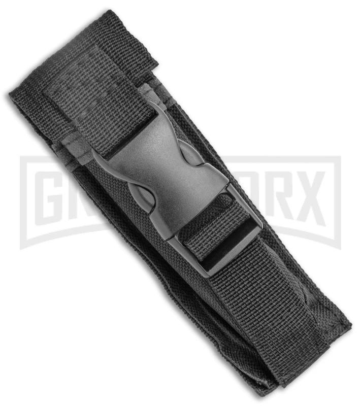 Atomic Lance Black OTF Automatic Knife - Two Tone Double Serr 4 Atomic Lance Black OTF Automatic Knife - Two Tone Double Serr - Image 4