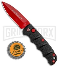 Boker Mini Kalashnikov Black Automatic Knife - Red Plain 7 Boker Mini Kalashnikov Black Automatic Knife - Red Plain -Deals Blade Master Store Boker Black Widow Mini Kalashnikov Auto Dagger Red 01KALS57NSOI BHQ 96966 jr bottlecap update large