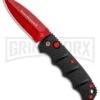 Boker Mini Kalashnikov Black Automatic Knife - Red Plain