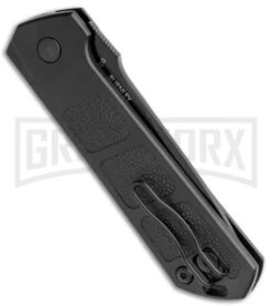 Boker Kihon Black Automatic Knife - Black Plain 6 Boker Kihon Black Automatic Knife - Black Plain -Deals Blade Master Store Boker Burnley Kihon DP Auto Black BHQ 101390 jr side large