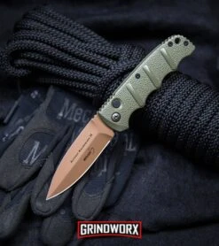 Boker Kalashnikov Desert Warrior Dagger Automatic Knife - Copper Plain -Deals Blade Master Store Boker Desert Warrior Kalashnikov Dagger Automatic Knife OD Green Copper BHQ30436 kp rope web large