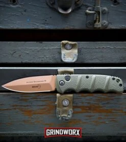 Boker Kalashnikov Desert Warrior Dagger Automatic Knife - Copper Plain -Deals Blade Master Store Boker Desert Warrior Kalashnikov Dagger Automatic Knife OD Green Copper BHQ30436 kp tool box 2 web large