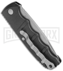 Boker Kalashnikov Black Automatic Knife - Drop Point Bead Blast Plain -Deals Blade Master Store Boker Kalashnikov Auto Black D2 SW BHQ 144760 jr side large