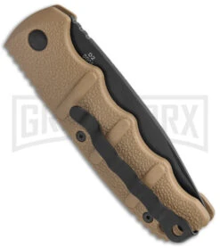 Boker Kalashnikov Coyote Brown Automatic Knife - Drop Point Black Plain -Deals Blade Master Store Boker Kalashnikov Auto Coyote D2 Black BHQ 144762 jr side large