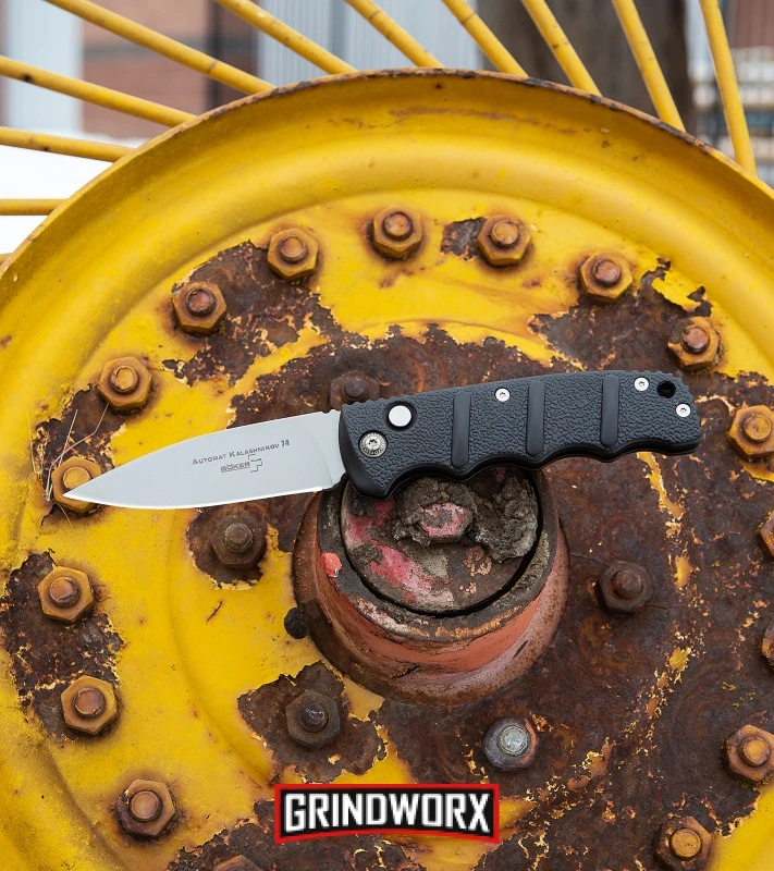 Boker Kalashnikov Black Widow Automatic Knife - D2 Dagger Red Plain 9 Boker Kalashnikov Black Widow Automatic Knife - D2 Dagger Red Plain - Image 9