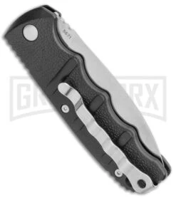 Boker Kalashnikov Black Automatic Knife - D2 Satin Plain -Deals Blade Master Store Boker Kalashnikov Dagger Black Satin BHQ 9485 or BHQ 110509 jr side large