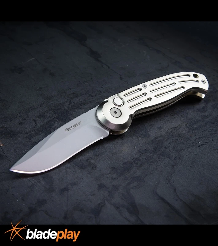 Boker Magnum Speedmaster Champagne Automatic Knife - Bead Blast Plain 5 Boker Magnum Speedmaster Champagne Automatic Knife - Bead Blast Plain - Image 5