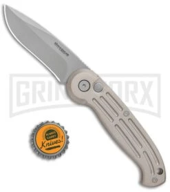 Boker Magnum Speedmaster Champagne Automatic Knife - Bead Blast Plain 8 Boker Magnum Speedmaster Champagne Automatic Knife - Bead Blast Plain -Deals Blade Master Store Boker Magnum DP Auto Champagne BB 01BO007 BHQ 0099 jr bottlecap large