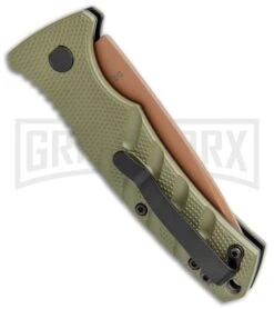 Boker Mini Strike Automatic Knife Black - Drop Point Copper Plain 6 Boker Mini Strike Automatic Knife Black - Drop Point Copper Plain -Deals Blade Master Store Boker Mini Strike Auto OD Green Copper 01BO438NSOI BHQ 99631 jr side large