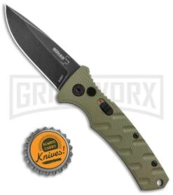 Boker Mini Strike Automatic Knife OD Green - Drop Point Black SW Plain 7 Boker Mini Strike Automatic Knife OD Green - Drop Point Black SW Plain -Deals Blade Master Store Boker Mini Strike Auto OD Green Smokewash 01BO437NSOI BHQ 99630 jr bottlecap large