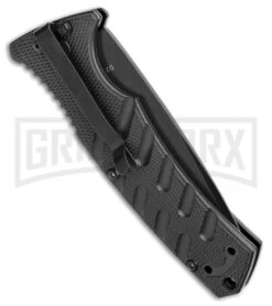 Boker Plus Strike Automatic Knife - Drop Point Black Plain -Deals Blade Master Store Boker Plus Strike Bowie Auto Black 01BO433NSOI BHQ 97031 jr side large
