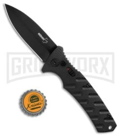 Boker Plus Strike Automatic Knife - Dagger Black Plain -Deals Blade Master Store Boker Plus Strike Dagger Auto Black Black 01BO428NSOI BHQ 97035 jr bottlecap large