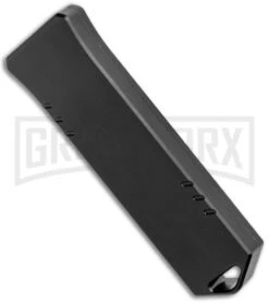 Boker Plus USB OTF Black Automatic Knife Aluminum - Black SW Plain -Deals Blade Master Store Boker Plus USB OTF Auto Black Aluminum Black SW BHQ 120633 jr side large