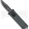 Boker Plus USB OTF Black Automatic Knife Aluminum - Gray SW Plain