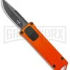 Boker Plus USB OTF Black Automatic Knife Aluminum - Orange SW Plain