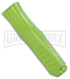 Mini Marvel Green DA/OTF Automatic Knife - Tanto Black Plain -Deals Blade Master Store Coffin Blaster Extreme Green DA Tanto Black Plain GX 34979 jr side large
